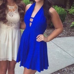 Blue Amanda Uprichard dress | Size Small